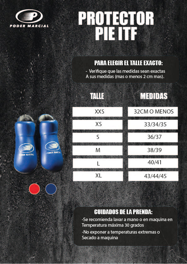 Protector de pie itf