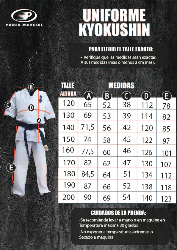 Uniforme kyokushin niño